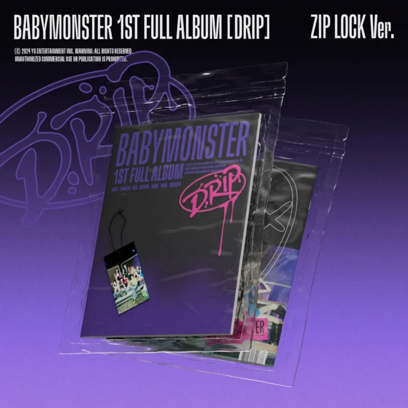 ベイビーモンスター (BABYMONSTER) - [DRIP] 1st FULL アルバム (ZIP LOCK バージョン)