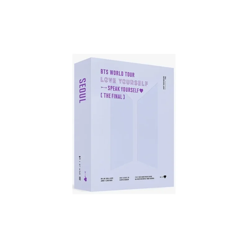 BTS (防彈少年團, バンタン) - WORLD TOUR 'LOVE YOURSELF SPEAK YOURSELF' THE FINAL DVD