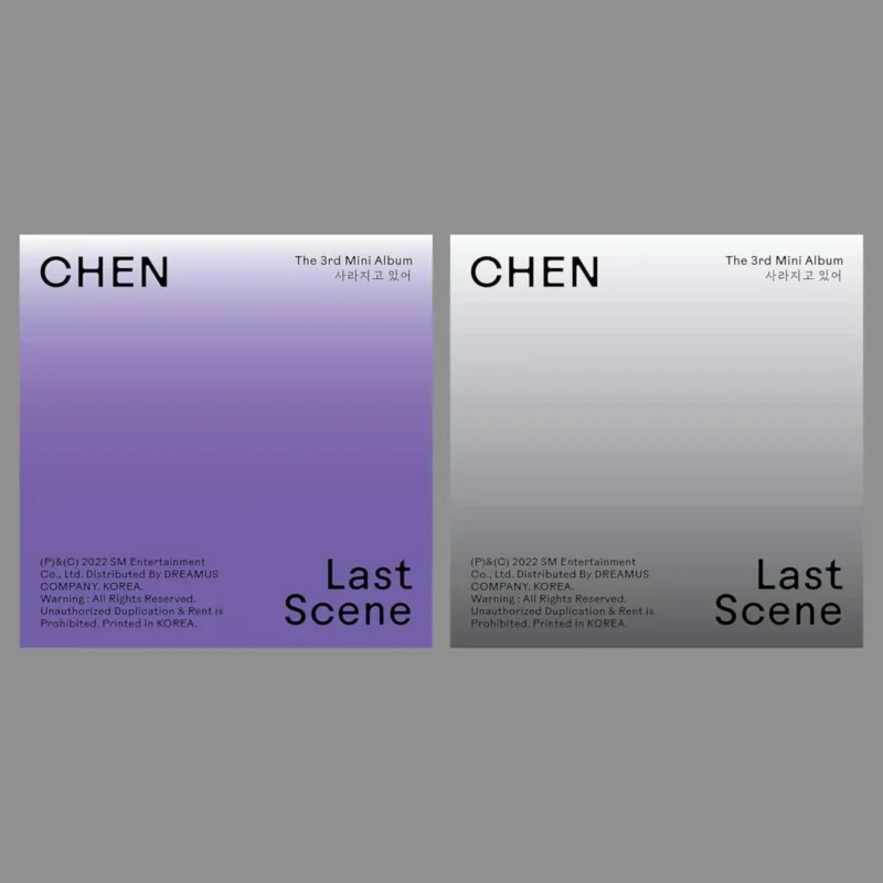 CHEN (チェン) - 3rd ミニアルバム Last Scene (フォトブック バージョン)