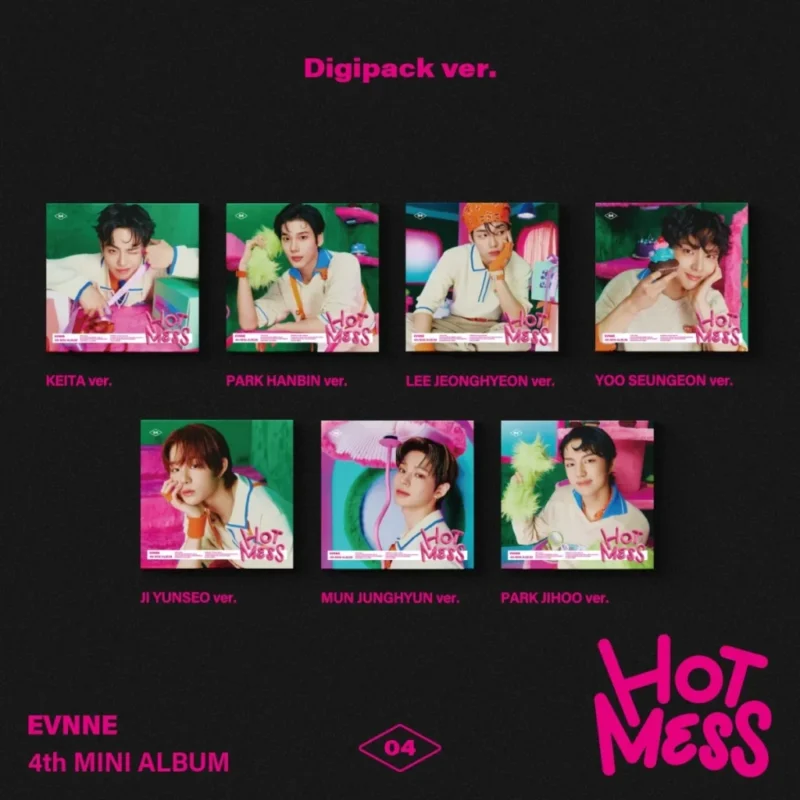 EVNNE (イブン) - HOT MESS (デジパック バージョン) (4th ミニアルバム)