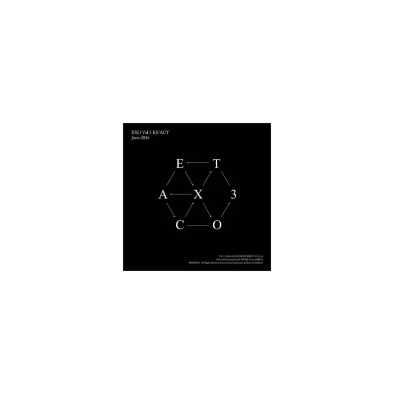 EXO - 3rd アルバム EX'ACT (Chinese バージョン)