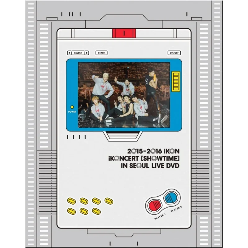 iKON (アイコン) - 2015,, 2016 iKON iKONCERT Showtime in Seoul Live DVD (corner damaged)