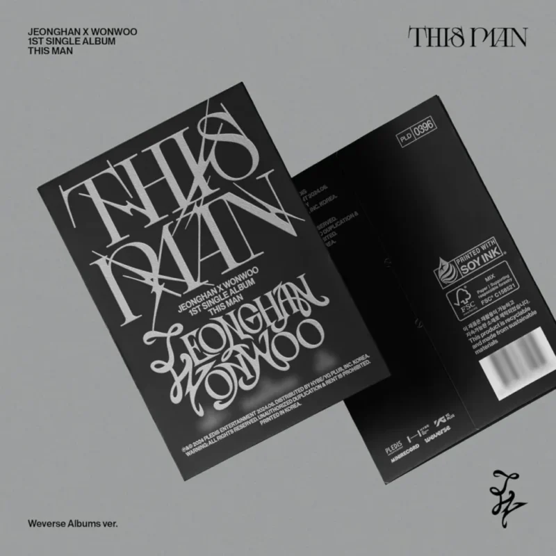 ジョンハン X ウォヌ (JEONGHAN X WONWOO) - THIS MAN (Weverse アルバムs バージョン) (1st シングル・アルバム)