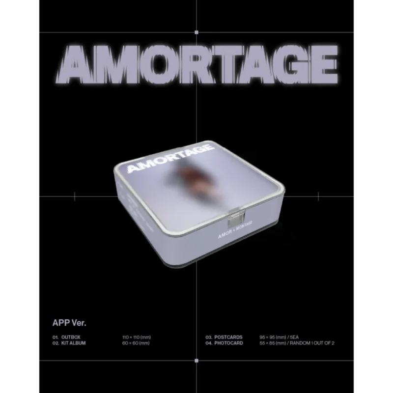 ジス (JISOO) - AMORTAGE (APP バージョン) (Mini アルバム)