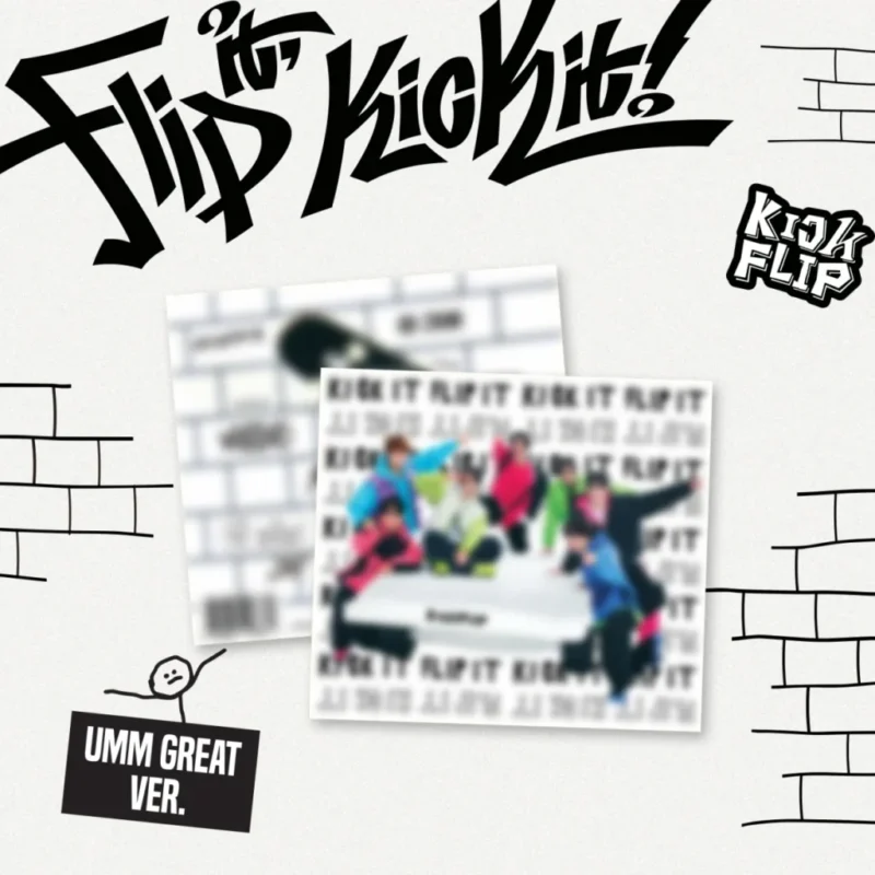 KickFlip (キックフリップ ) - Flip it, Kick it! (UmmGreat デジパック バージョン) (1st ミニアルバム)