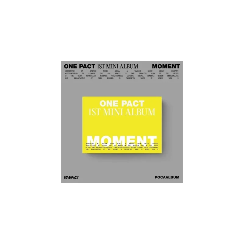 ONE PACT (ワンパクト) - Moment (POCAABLUM) (1st ミニアルバム)