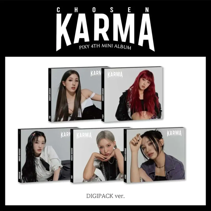PIXY (ピクシー) - CHOSEN KARMA (デジパック バージョン) (4th ミニアルバム)