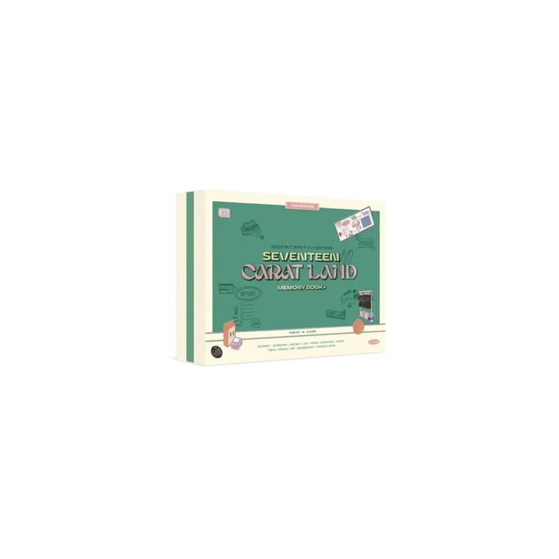 SEVENTEEN (セブンティーン) - 2022 6TH FAN MEETING: SEVENTEEN in CARAT LAND MEMORY BOOK + DIGITAL CODE