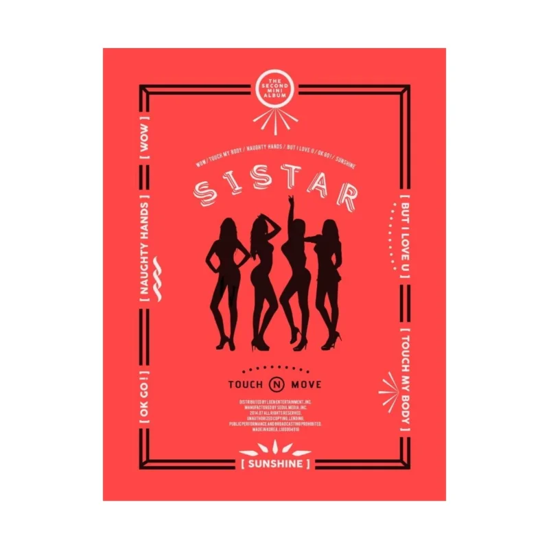 シスター (SISTAR) 2nd ミニアルバム Touch & Move