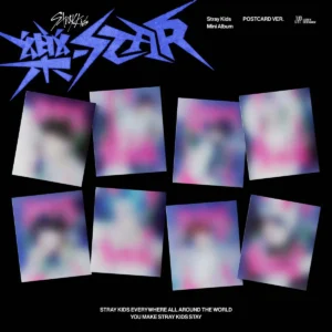 Stray Kids (ストレイキッズ, スキズ) - 樂-STAR (Rock Star) (POSTCARD バージョン) (ミニアルバム)