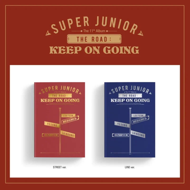 SUPER JUNIOR (スーパージュニア) - 11th アルバム The Road : Keep on Going