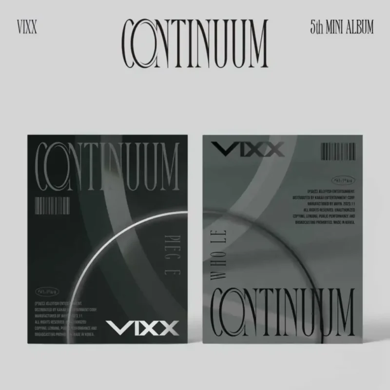 VIXX (ヴィックス) - CONTINUUM (PIECE バージョン) (5th ミニアルバム)