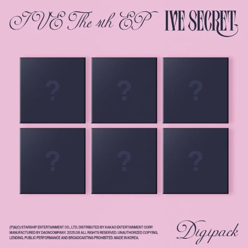 IVE - IVE SECRET (Digipack version) (4th Mini Album)